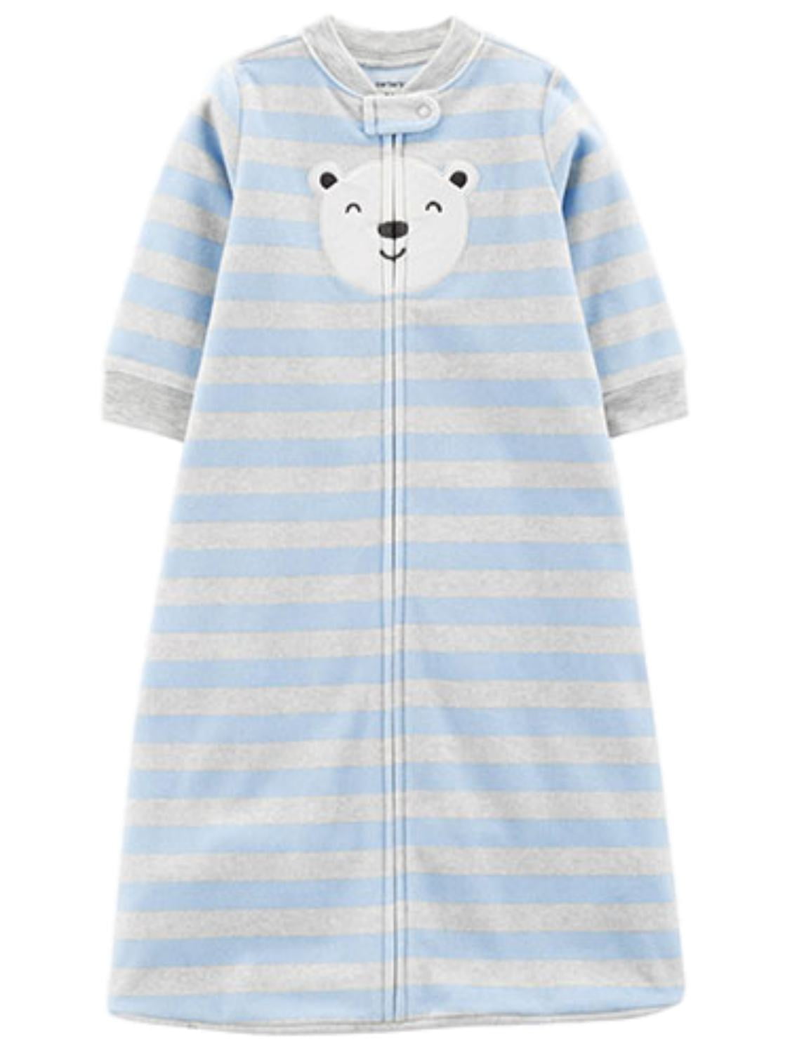 Carter's Carters Infant Boys Blue Teddy Bear Sleep Sack Baby Bunting