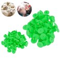 thumbnail image 4 of Animal Round Ear Tags, Excellent Toughness Sturdy Convenient Livestock Ear Tag Long Term Use  For Sheep For  For Pig Green,Yellow,Orange, 4 of 8