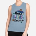 thumbnail image 2 of Nacho Average Mama Women's Muscle Tank X-Small Stonewash Denim, 2 of 5