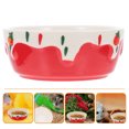 thumbnail image 6 of Nicehomfit Ceramic Pet Bowl for Hamster Use Red Easy to Clean and Store 3.5 Inches Diameter, 6 of 10