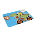 thumbnail image 2 of Bingfone Funny Dinosaurs Pursue A Meat Door Mat 16"X24" Front Entrance Non-Slip Low Profile Washable For Entryway, 2 of 9