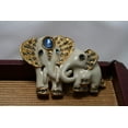 thumbnail image 6 of Just Love Jewels Vintage Crystal Elements Sapphire Eyed Pearlescent Paint Elephant Pin Brooch, 6 of 7