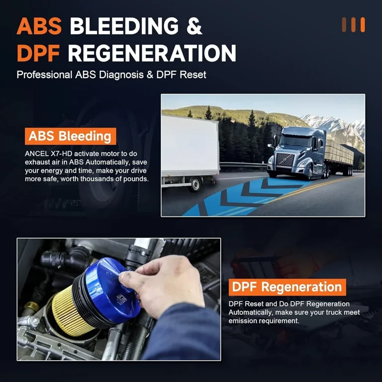 X7 HD 24V 12V Diesel Heavy Duty Truck Scanner E-C-U Coding All System DPF Regen | UK - Foto 5