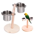 thumbnail image 3 of Bird Perch Stand, Parrots Drinking Stand   for Balcony for Living Room for Office, 3 of 8