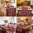 thumbnail image 6 of Pink Pumpkins Fall Cotton Linen Rectangle Table Runners 13"x48", Autumn Thanksgiving Botanical Blush Pink Coffee Table Runner Dresser Scarves Table Runners for Wedding Party Banquet Dinner Decor, 6 of 8
