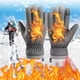 thumbnail image 5 of Guantes de invierno para montar a caballo al aire libre con pantalla táctil | Guantes deportivos cálidos y resistentes al viento con palma antideslizante | Forro polar suave con aislamiento térmico, 5 of 5