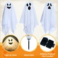 thumbnail image 3 of Joyfy 3 Packs Halloween Ghost Decorations,Light Up Flying Ghost Garden Stakes Outdoor Halloween Decorations,Pathway Lights Halloween Yard Outdoor Decorations Haunted House Decorations, 3 of 8