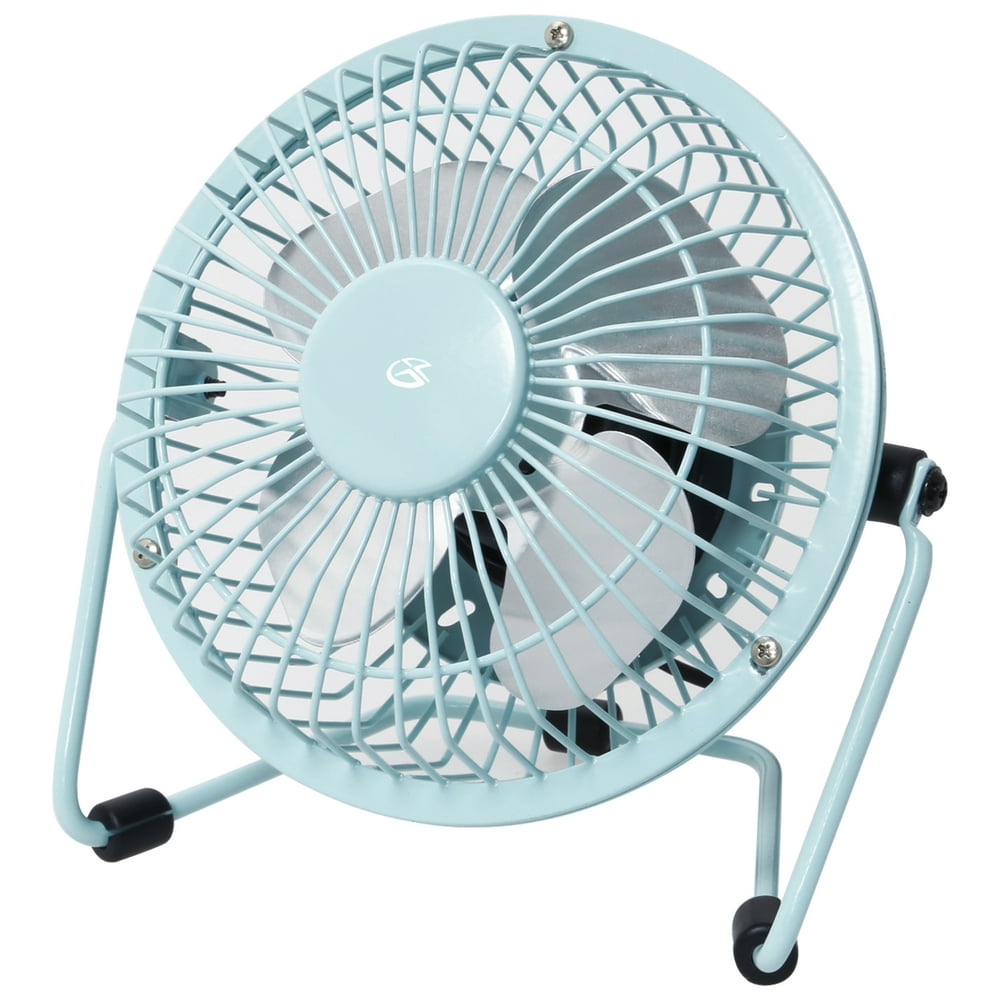 GPX Portable USB Powered Fan, AU25, Blue