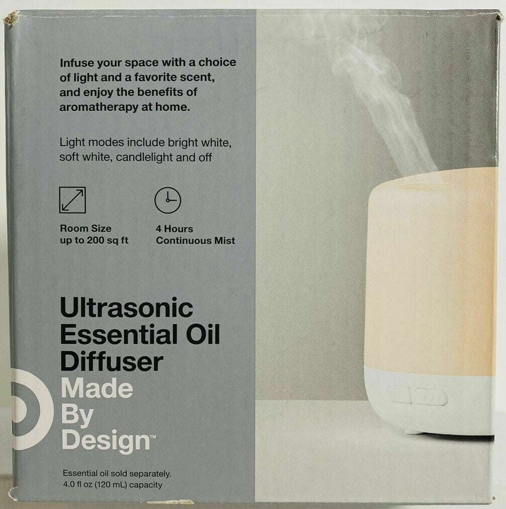 (1) MADE BY DESIGN- Ultrasonic Essential Oil Diffuser New in Box!!!