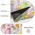 thumbnail image 6 of Happy Easter Entryway Rug 2'x3'&nbsp; Non Slip Front Door Mats, Spring Farmhouse Bunny Eggs Flower Beige Entrance Rugs Indoor Outdoor Carpet, Washable Floor Mats Small Area Rug for Bedroom Kitchen, 6 of 8