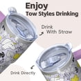 thumbnail image 4 of 20OZ Unicorn Lover Tumbler with Handle Double Wall Insulated Travel Mug Perfect Presents for Women Great for Birthday Christmas and Camping Trips with Friends, 4 of 6
