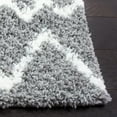 thumbnail image 3 of SAFAVIEH Berber Avery Geometric Diamonds Shag Area Rug, 3 of 8