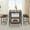 Black, variant on Dining Table Set for 4, Kitchen Table Set for 4 with 2 Benches, Rectangular Dining Room Table Set with Wine Rack & Storage Shelves, 3 Piece Dining Table Set for Small Space