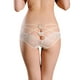 thumbnail image 1 of Gibobby Ropa interior de encaje sexy Bragas transparentes de malla bordadas ahuecadas de encaje sexy para mujer Ropa interior de cintura de talla grande(Beige,M), 1 of 5