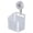 White, variant on 1 Pc Shower Caddy Suction Cup Heavy Duty Bathroom Organizer Removable Shelves for Inside Shower, Shampoo, Waterproof Suction Plastic Storage for Bathroom Accessories Holder, 3.14"x4.13"x3.3", Cream