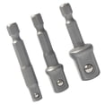 thumbnail image 3 of Adaptador de Tornillo de Extensión de Soporte de Broca de 3 Piezas 1/2 "3/8" 1/4 " Sunnimix Adaptador de broca, 3 of 7