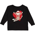 thumbnail image 3 of Inktastic Hug Sock Monkey Boys or Girls Long Sleeve Toddler T-Shirt, 3 of 5