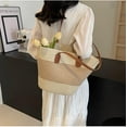 thumbnail image 3 of HLSOHJP Straw Hobo Bags Women Basket Shoulder Bag Crossbody Purse Summer Beach Bag Cute Work Travel Top-Handle Handbag, 3 of 7