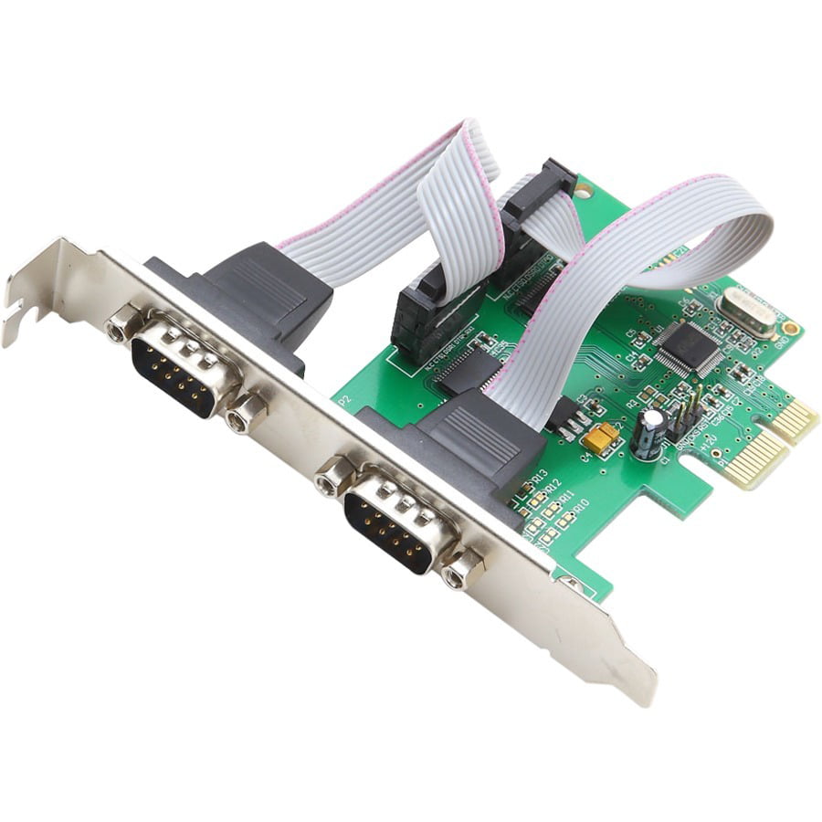 IO CREST 8 Port DB9 Serial RS-232 PCI-e x1 Controller Card with Low Profile Bracket 