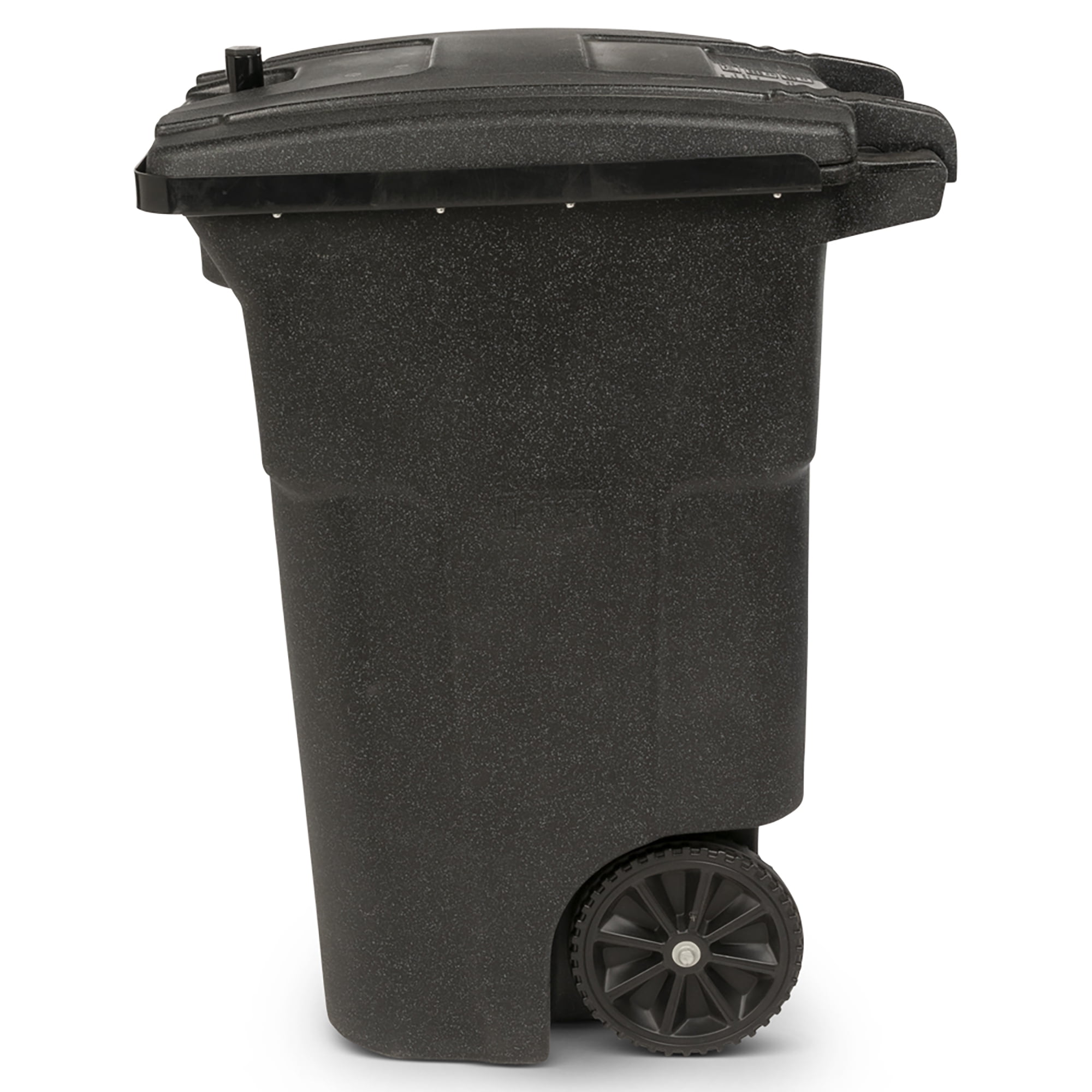 64 Gal. Black Bear Tight Trash Can with Wheels and Lid Lock