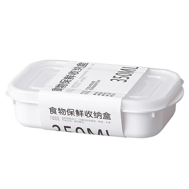 Contenedor de refrigerador con tapa, rectangular, de grado alimenticio, universal, para conservar alimentos frescos, suministros para el hogar