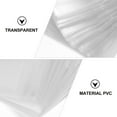 thumbnail image 2 of HOMEMAXS Clear PVC Heat Shrink Film for Sealing 200 Pcs Flame Retardant and Tamper Evident 4 Inch x 8 Inch, 2 of 8