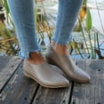 thumbnail image 4 of Tawop Women's Shoes Slip On Shoes Women Casual Flat Pointy Toe Boots Gray Size 5.5, 4 of 9