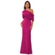 thumbnail image 1 of Vestido BITALY Talla Grande Mother of The Bride Satén Fucsia 20W, 1 of 8