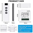 thumbnail image 2 of Controladores de Interruptor de Cortina Inteligente WiFi Tuya Persianas Enrollables Motor de Obturador Smart Life APP Control Remoto Alexa Google Home, 2 of 7