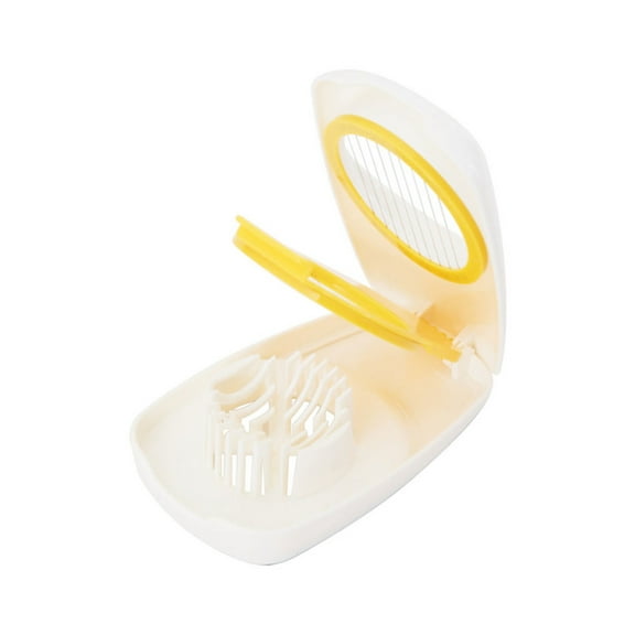 Farberware Professional White and Yellow 2 In 1 Egg Slicer