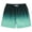 Black Green, variant on MADHERO Mens Swim Trunks Ombre Quick Dry Beach Shorts with Mesh Lining 5 inch Black Grey Size m