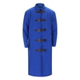 thumbnail image 4 of Fgnfyis Mens Winter Jacket Longline Open Front Knit Cardigan Norse Retro Warm Coat Trench Coat Men Blue XXXXL, 4 of 8