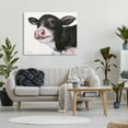 thumbnail image 3 of Stupell Industries Cow Calf Minimal Painting Animals & Insects Painting Gallery Wrapped Canvas Art Print Wall Art, 48 x 36, 3 of 8