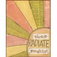 thumbnail image 2 of Martin, Monica 15x18 White Modern Wood Framed Museum Art Print Titled - Always Radiate Sunshine, 2 of 4