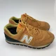 thumbnail image 1 of New Balance Sneakers Mens 11.5 574 GTX M574DGEX Orange Suede Athletic Gym Shoes, 1 of 6