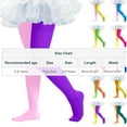 thumbnail image 3 of NAISIBABY Girls Ballet Tights, Stretchy High Waisted Cotton Stockings Dance Party Footed Pantyhose Mint Green 2-8T, 3 of 7