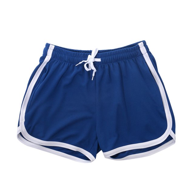 Men Summer Athletic Outfits, Drawstring Elastic-Waist Sports Running Shorts