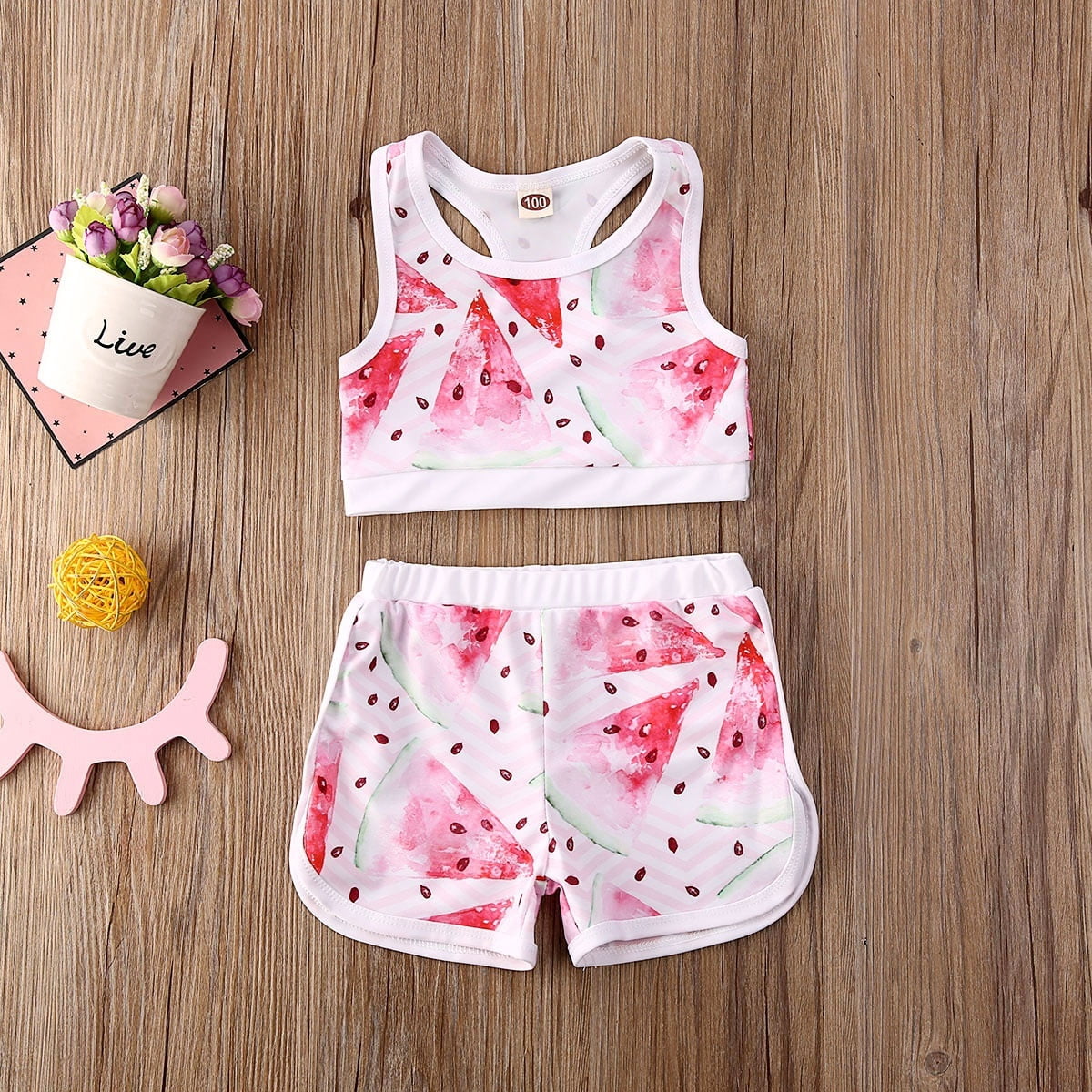 Toddler Girls Swimwear Cute Cartoon 
