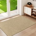 thumbnail image 2 of Woven Textured Washable Area Rug, Non Slip Pet Friendly Rug, Stain Resistant Low Pile Indoor Carpet for Living Room Bedroom Kitchen, Durable Absorbent Non-Shedding Rug for High Traffic Areas, 2 of 5