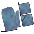 thumbnail image 2 of YFYANG Oven Mitts and Pot Holders Sets 4 Pieces, Non-Slip Heat Resistant Blue Sky Art Kitchen Glove Pot Mat for Cooking and Baking, 2 of 8