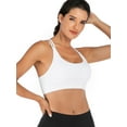 thumbnail image 2 of SAYFUT Strappy Sports Bras for Women Longline Medium Support Yoga Bra Wirefree Padded Sports Bra, 2 of 7
