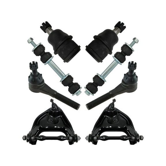 Front Control Arm Ball Joint Tie Rod and Sway Bar Link Kit 8 Piece - Compatible with 1995 - 1998 Dodge B2500 1996 1997