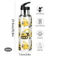 thumbnail image 5 of ALAZA Husky Dog in Truck Water Bottle Insulated Flask Stainless Steel Straw Lid 20 oz, 5 of 6