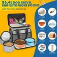 Dog Travel Bag, Airline Approved Dog Bags for Traveling with Multi
