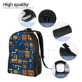 thumbnail image 5 of Haiem Funny Steam Train Backpack - Stylish and Durable 15-inch Laptop Backpack with Waterproof Oxford Fabric, 5 of 8