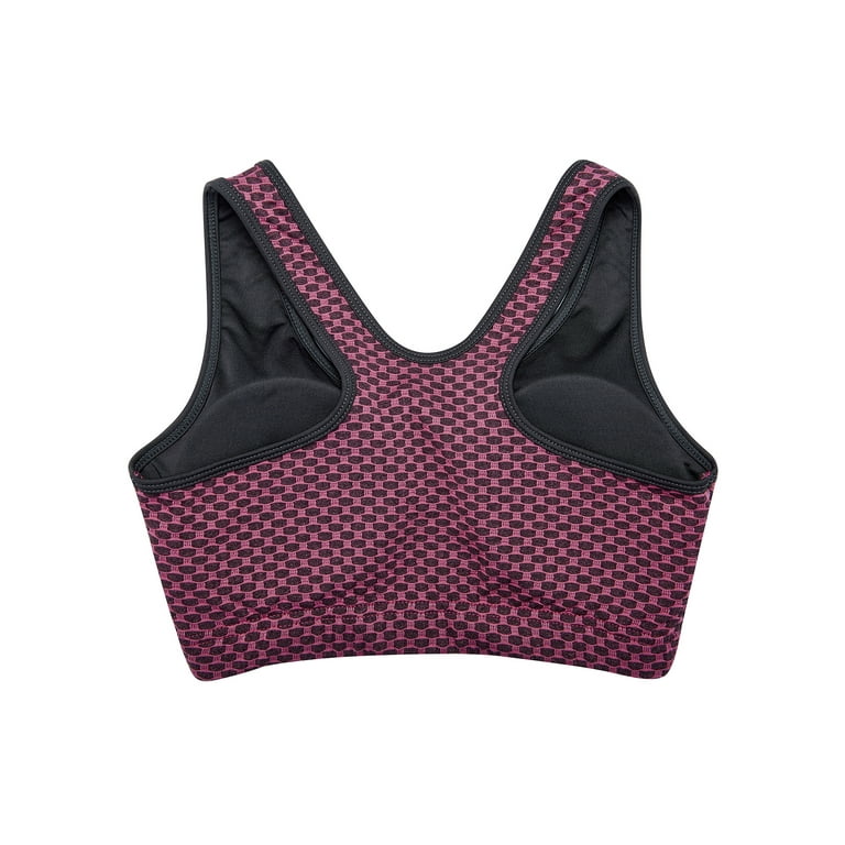FOCUSSEXY Front Zipper Sports Bra for Women, Wireless Post-Op Bra Active  Yoga Sports Bra Sports Bra Front Closure 