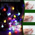 thumbnail image 5 of GRNSHTS LED String Lights Bulb Warm White Globe Fairy Lights for Christmas/Wedding/Party Indoor and Outdoor Decoration （Color 6 meters with 40 lights）, 5 of 5