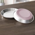 thumbnail image 4 of Cififendec Non Slip Thickened Pet Bowl, 4.72", Stainless Steel Wide Shallow Anti Vomit Feeding Dish for Indoor Kitten Cat Dry Wet Food Water Feeder Bowl, 4 of 5