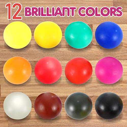 Alleviate Tension ZaxiDeel 12 Pack Sensory Stress Ball Anxiety and Improve 