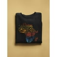 thumbnail image 2 of African Map Zentangle Style Sweatshirt Women -Image by Shutterstock, Female Large, 2 of 4